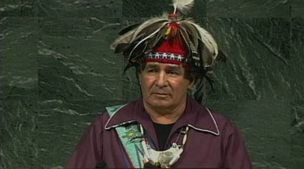 Chief Oren Lyons at the UN